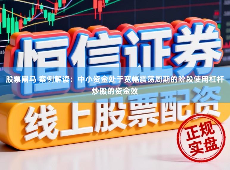股票黑马 案例解读：中小资金处于宽幅震荡周期的阶段使用杠杆炒股的资金效